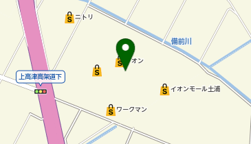 バーガーキング イオンモール土浦の地図画像