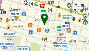 バーガーキング 広島本通の地図画像
