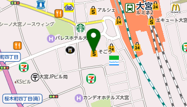 バーガーキング 大宮西口の地図画像