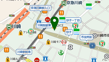 バーガーキング 川崎ダイスの地図画像