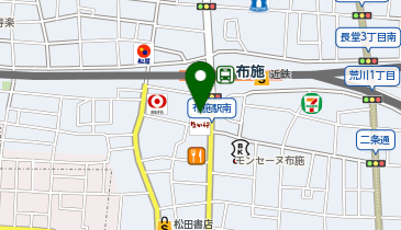 バーガーキング 布施駅前の地図画像