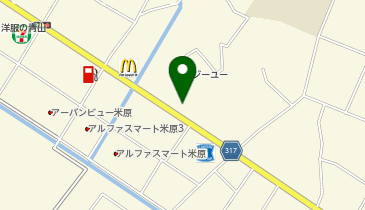 バーガーキング 米子の地図画像