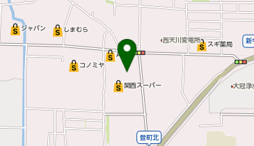バーガーキング 関西スーパー西冠の地図画像
