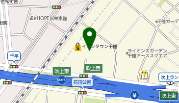 バーガーキング イオンタウン千種の地図画像