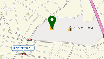 バーガーキング イオンタウン守谷の地図画像