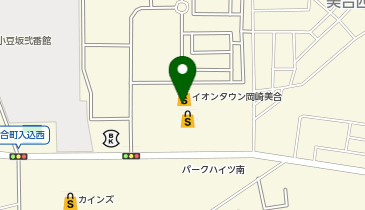 バーガーキング イオンタウン岡崎美合の地図画像