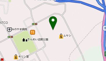 バーガーキング ホームセンタームサシ京都八幡の地図画像