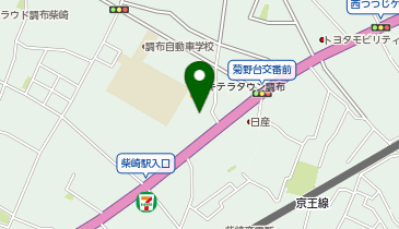 バーガーキング キテラタウン調布の地図画像