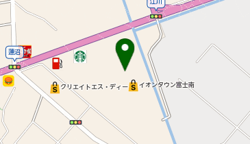 バーガーキング イオンタウン富士南の地図画像