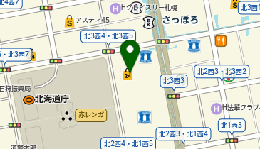 HIS クルーズ専門デスク(HIS北海道予約センター)の地図画像