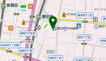 HIS豊田営業所の地図画像