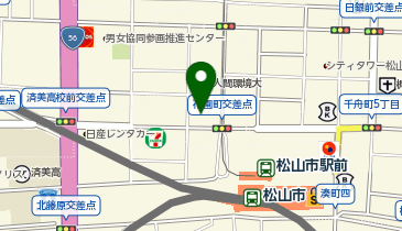HIS松山営業所の地図画像