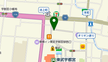 HIS トラベルプランニンググループ埼玉営業所 栃木オフィスの地図画像