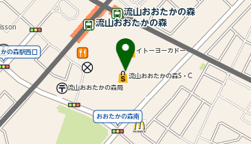 HIS流山おおたかの森S・C営業所(駅直結ショッピングセンター本館3階)の地図画像
