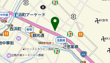 HIS 長崎営業所の地図画像