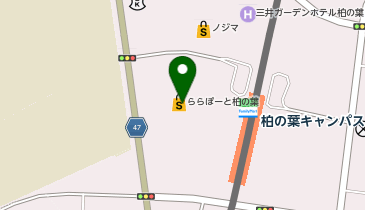 HISららぽーと柏の葉営業所の地図画像