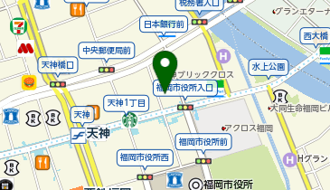 HIS 福岡公務営業所の地図画像