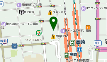HIS 法人営業本部 群馬営業所の地図画像