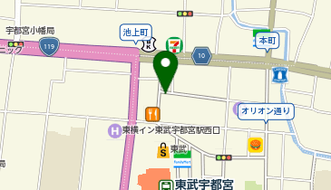 HIS宇都宮営業所の地図画像