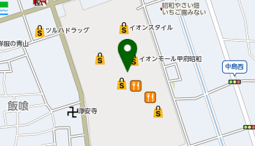 HISイオンモール甲府昭和営業所の地図画像