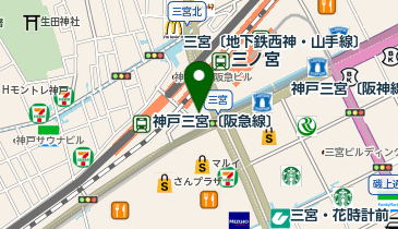 HIS神戸本店の地図画像