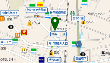 HIS クオリタ渋谷 ビジネス・ファーストクラス 専門店の地図画像