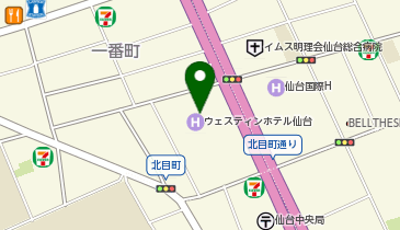 HIS東北予約センターの地図画像