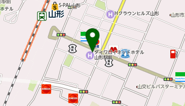 HIS地域創生チーム山形オフィスの地図画像