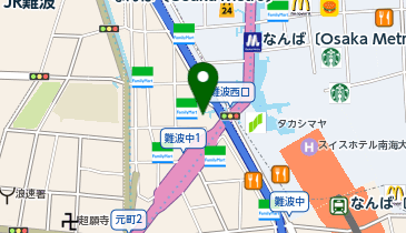 HIS なんば営業所の地図画像