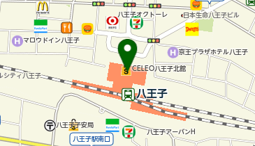 HISセレオ八王子営業所の地図画像