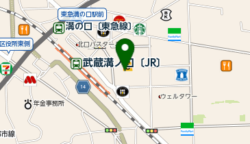 HISマルイファミリー溝口営業所の地図画像