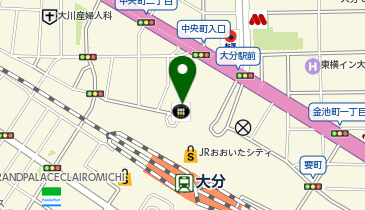 HIS大分営業所の地図画像
