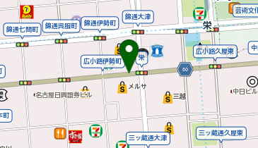 HISサカエチカ営業所の地図画像