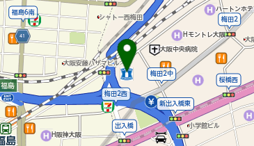 HIS 関西公務法人営業所(公務出張・地方創生・商社事業)の地図画像