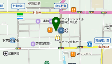 HIS京都ヨドバシ営業所の地図画像