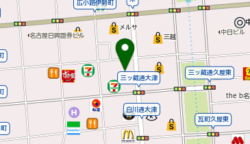 HIS ハワイ専門デスク HIS栄本店の地図画像