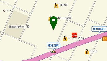 HISららぽーと沼津営業所の地図画像
