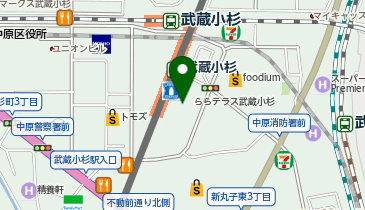 HISららテラス武蔵小杉営業所の地図画像