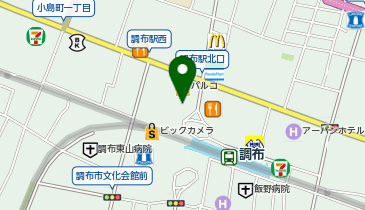 HIS調布パルコ営業所の地図画像