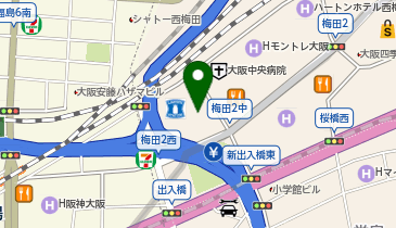 HIS 関西法人事業部 第2営業チーム 第1営業所(インセンティブ旅行・視察旅行)の地図画像