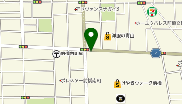 HISけやきウォーク前橋営業所の地図画像