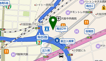 HIS 関西法人事業部 第2営業チーム 第2営業所(社員旅行・団体旅行)の地図画像