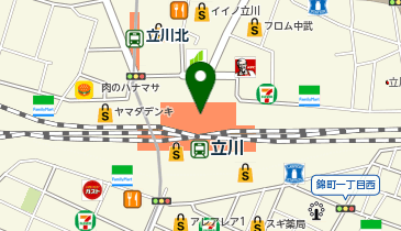 HIS立川本店(立川駅直結)の地図画像