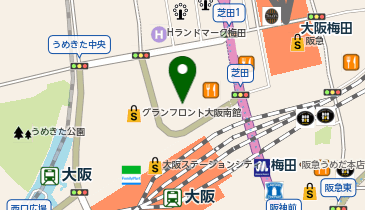 HIS LINKS UMEDA営業所の地図画像