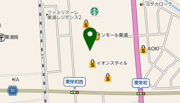 HISイオンモール東浦営業所の地図画像