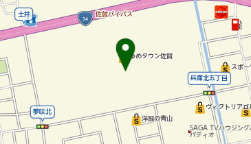 HIS ゆめタウン佐賀営業所の地図画像