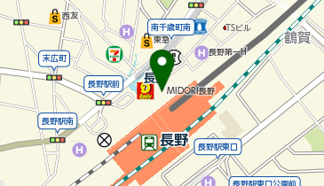 HIS MIDORI長野営業所の地図画像