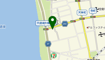 POWDER PALETTE 松江しんじ湖の地図画像