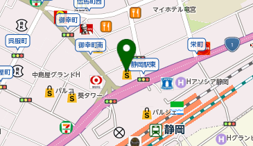 POWDER PALETTE 松坂屋 静岡店の地図画像