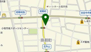 コインランドリーボーテ 小牧北外山店の地図画像
